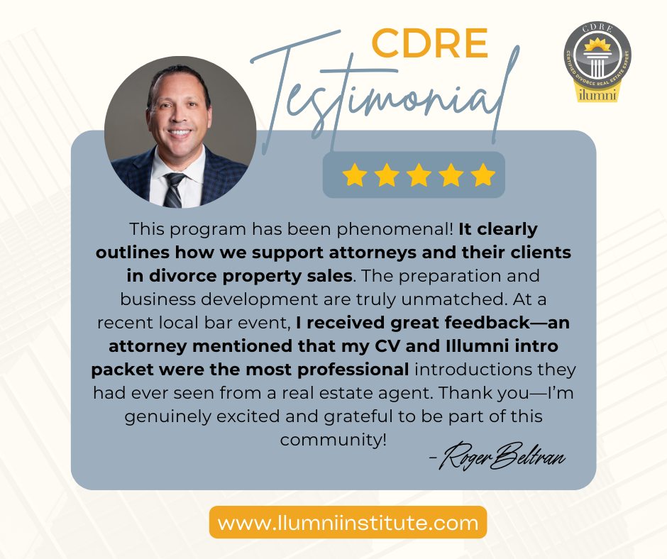 👏 Roger Beltran is a superb CDRE®... - The Ilumni Institute | Facebook