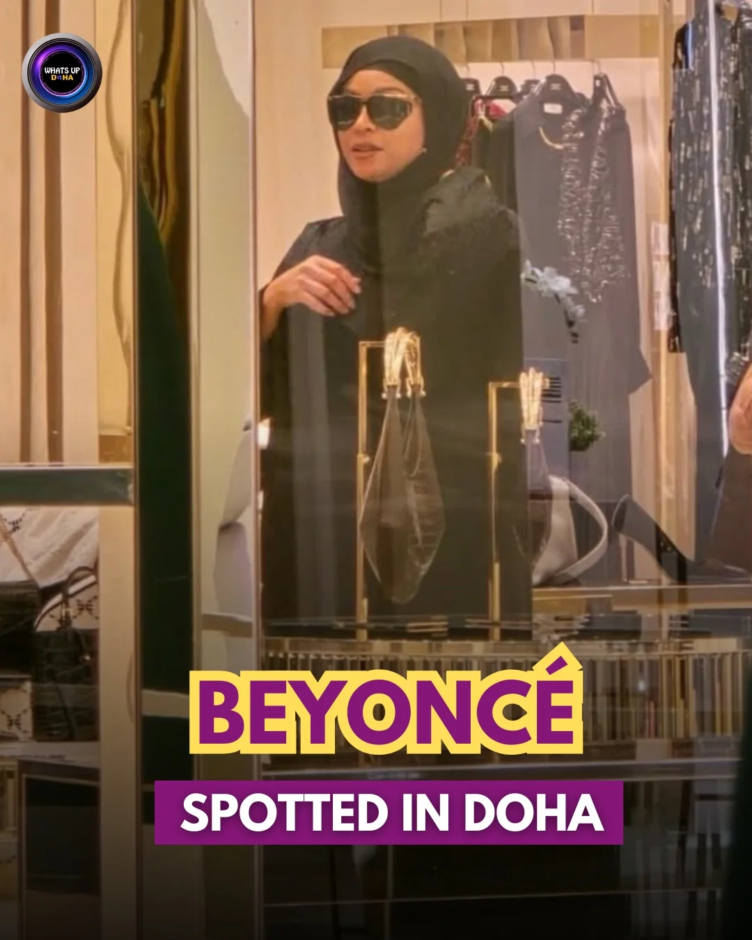 WHATS - Beyoncé bringing her effortless style to Doha spotted at Place ...