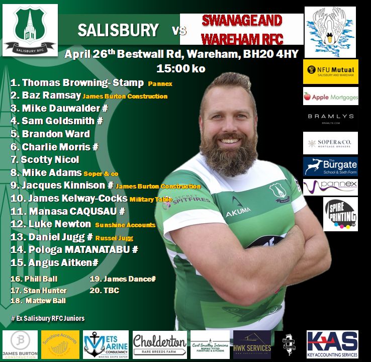 Salisbury - 🟢⚪ LINE UP 🟢⚪ The squad is set and ready as we head to ...