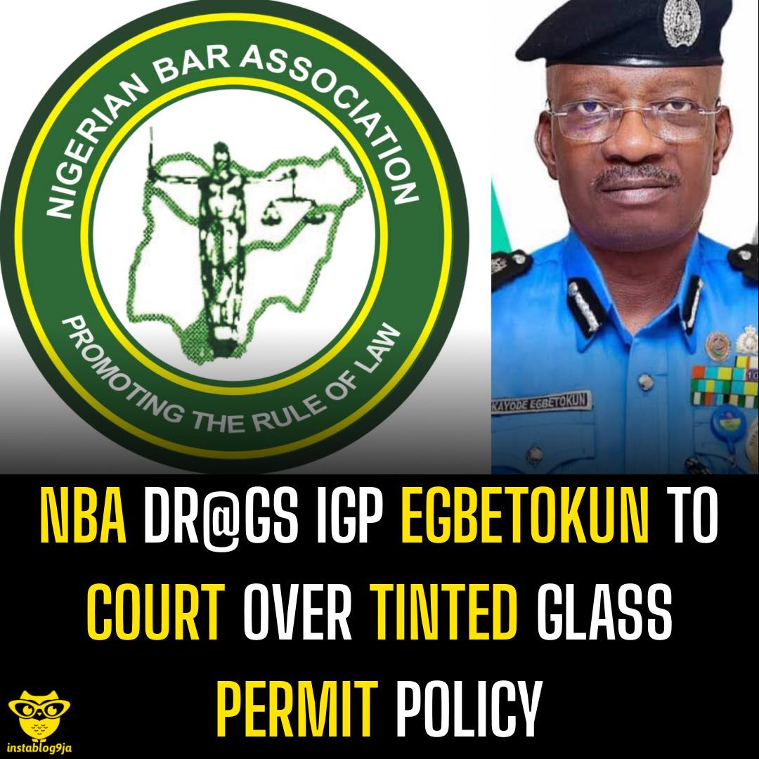 Instablog9ja - NBA Dr@gs IGP Egbetokun to Court Over Tinted Glass ...