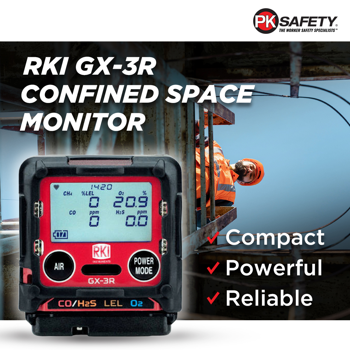 PK - Meet the RKI GX-3R: Smallest & Lightest Confined Space Monitor 🚧 ...