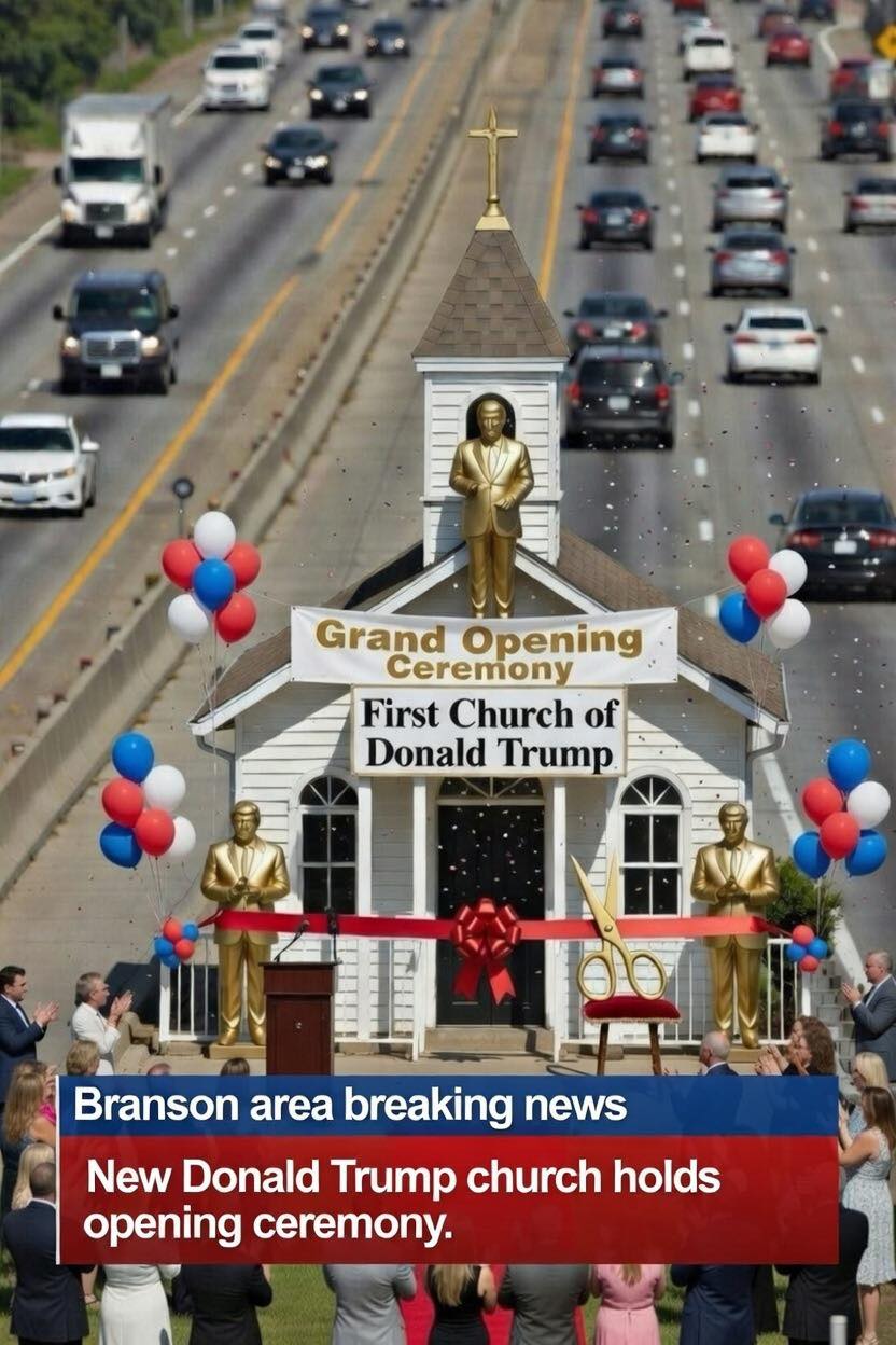 Branson - New ‘Church of Donald Trump’ Opens on Highway 76 Branson, MO ...