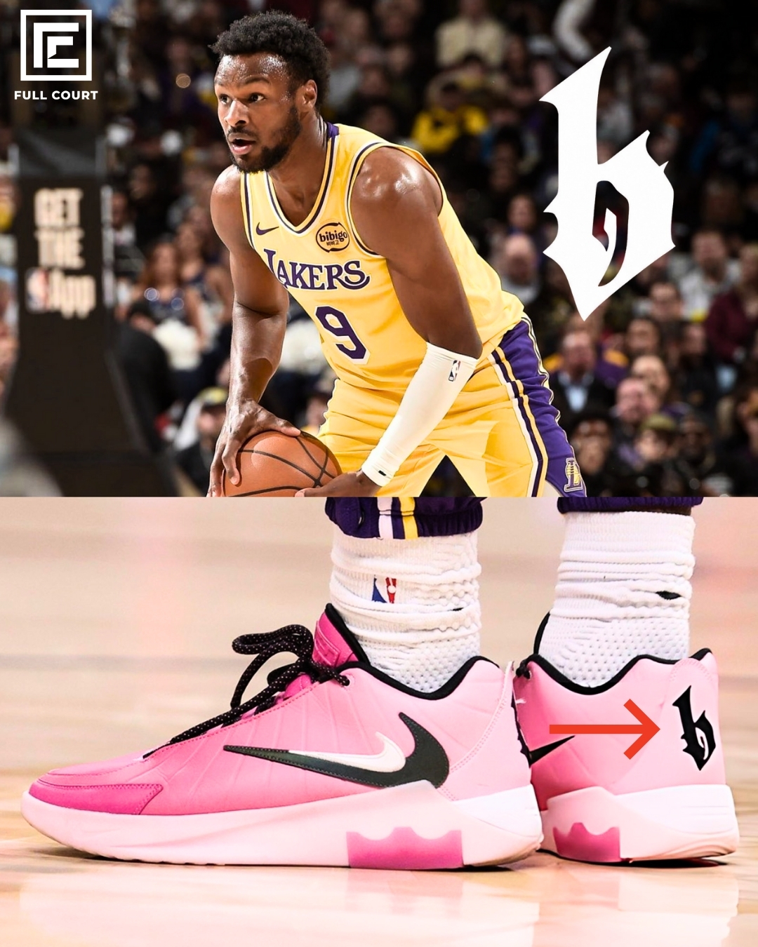 Nike unveiled a new LeBron IX Witness PE colorway for bronny