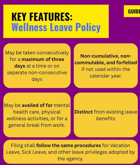 Baybay - Please see the key features of the wellness leave for your ...