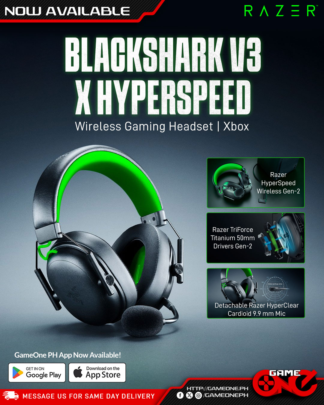 Game - Dominate every match with the Razer BlackShark V3 X HyperSpeed ...