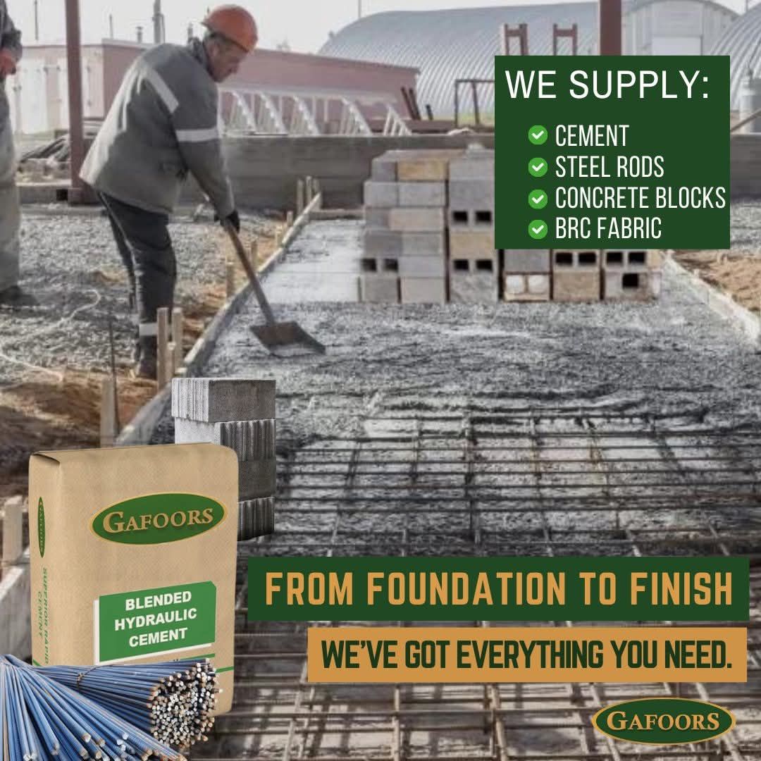 Gafoors - In Guyana, major construction is underway so your foundation ...