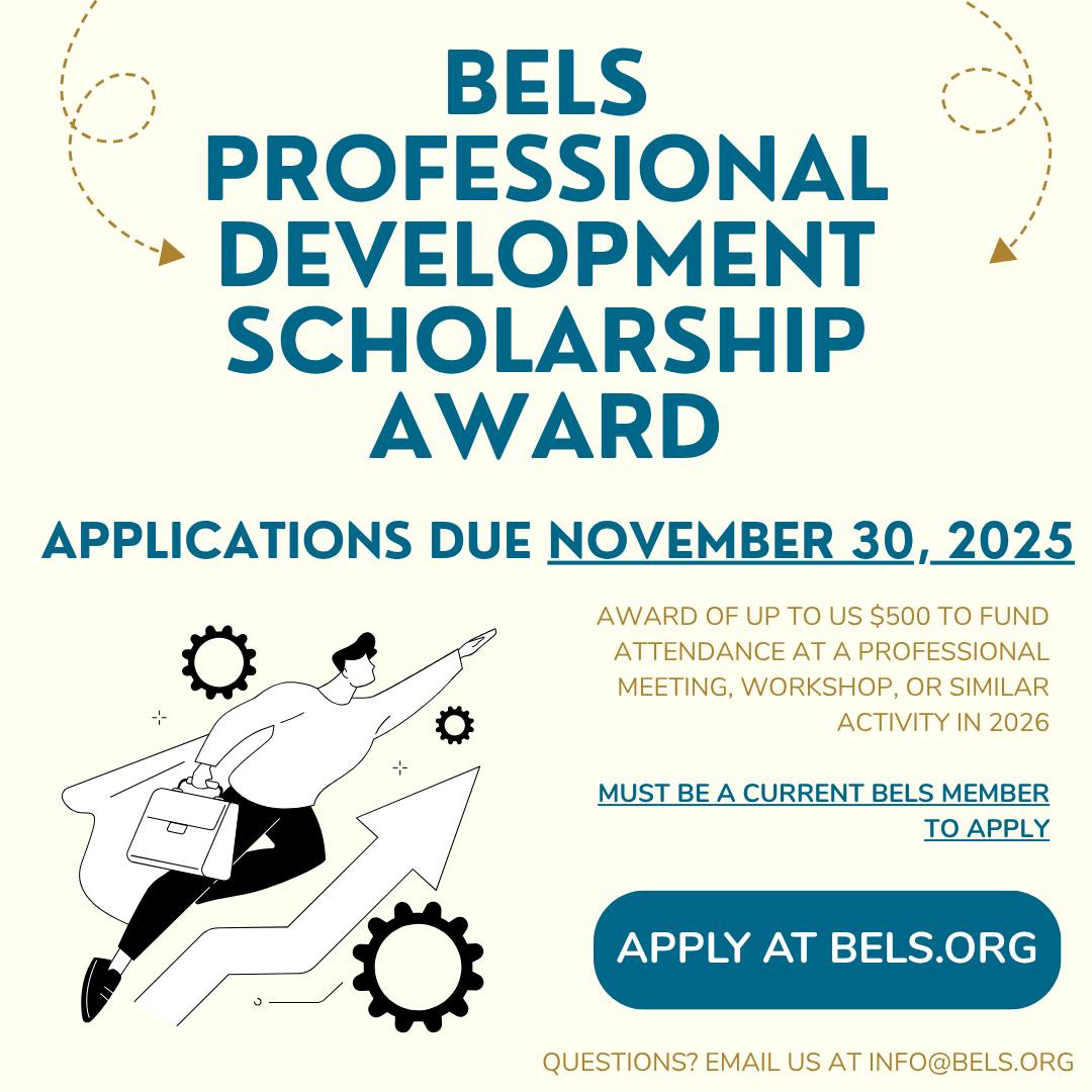 Board - We are very excited to announce the launch of the 2026 #BELS ...