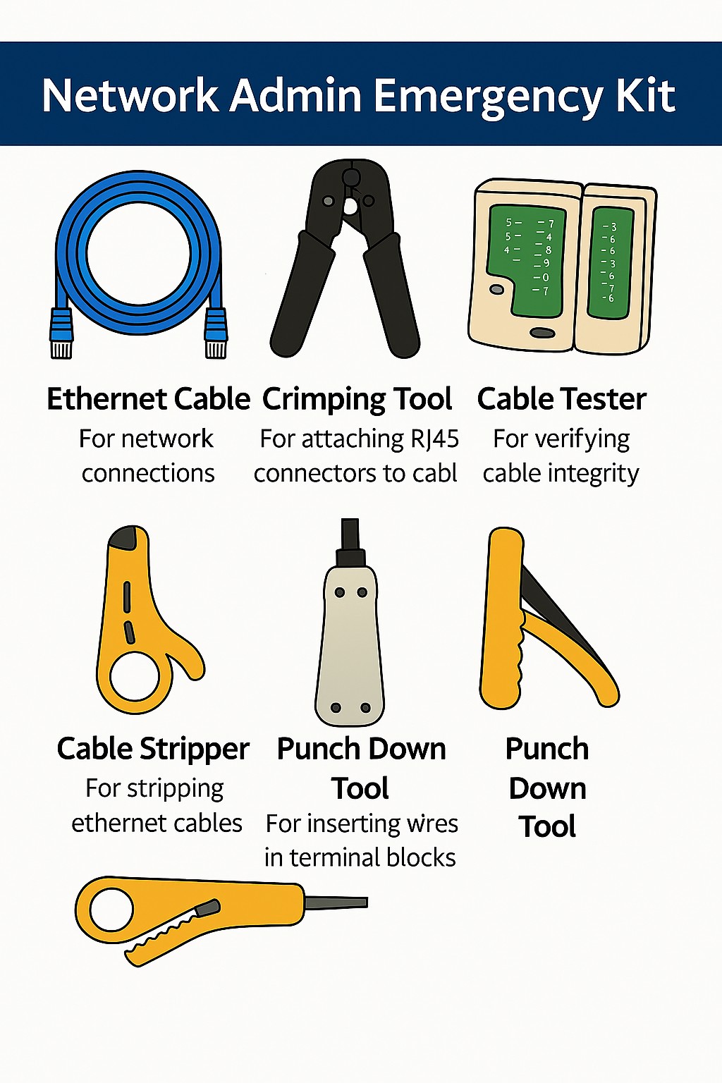 Tech - 💡 Network Admin Emergency Kit – The ultimate tools for keeping ...