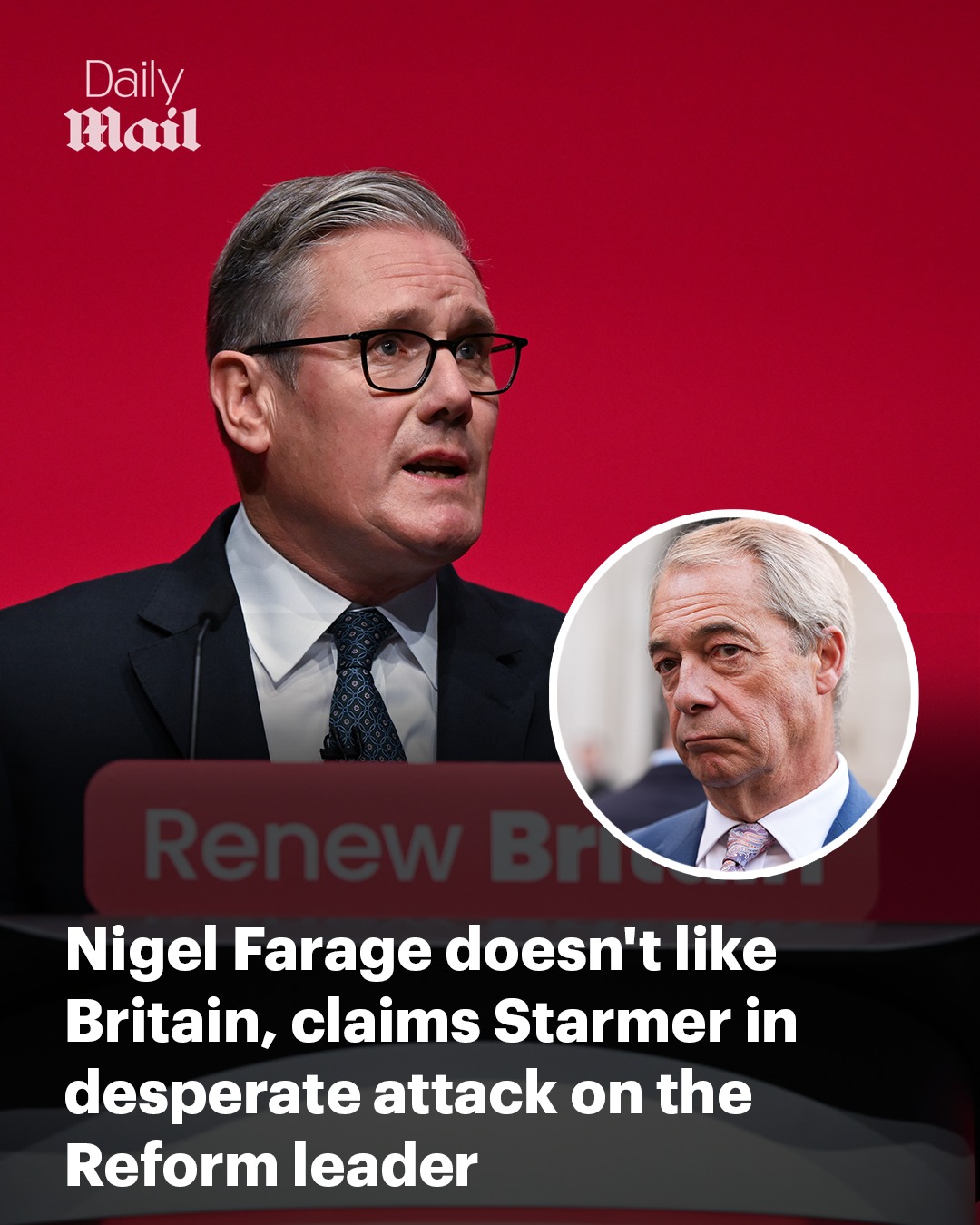 Daily - This comes just days after Starmer branded their policies ...