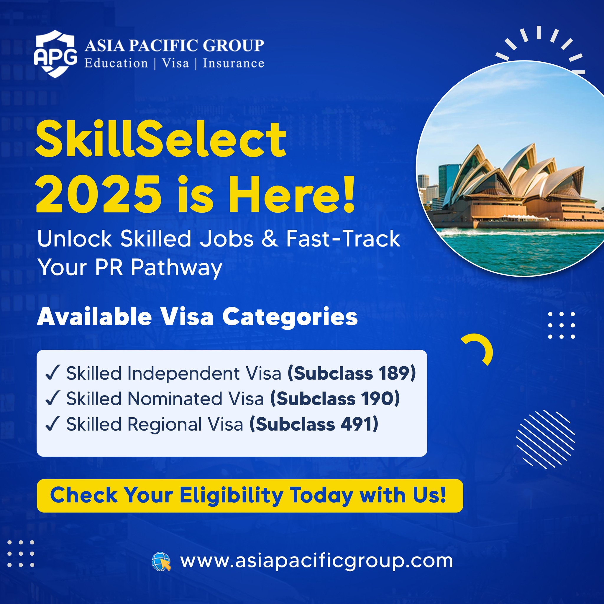 🚨 SkillSelect 2025 is Now Open! 🚨 Dreaming of PR in Australia? 🌏 It's ...