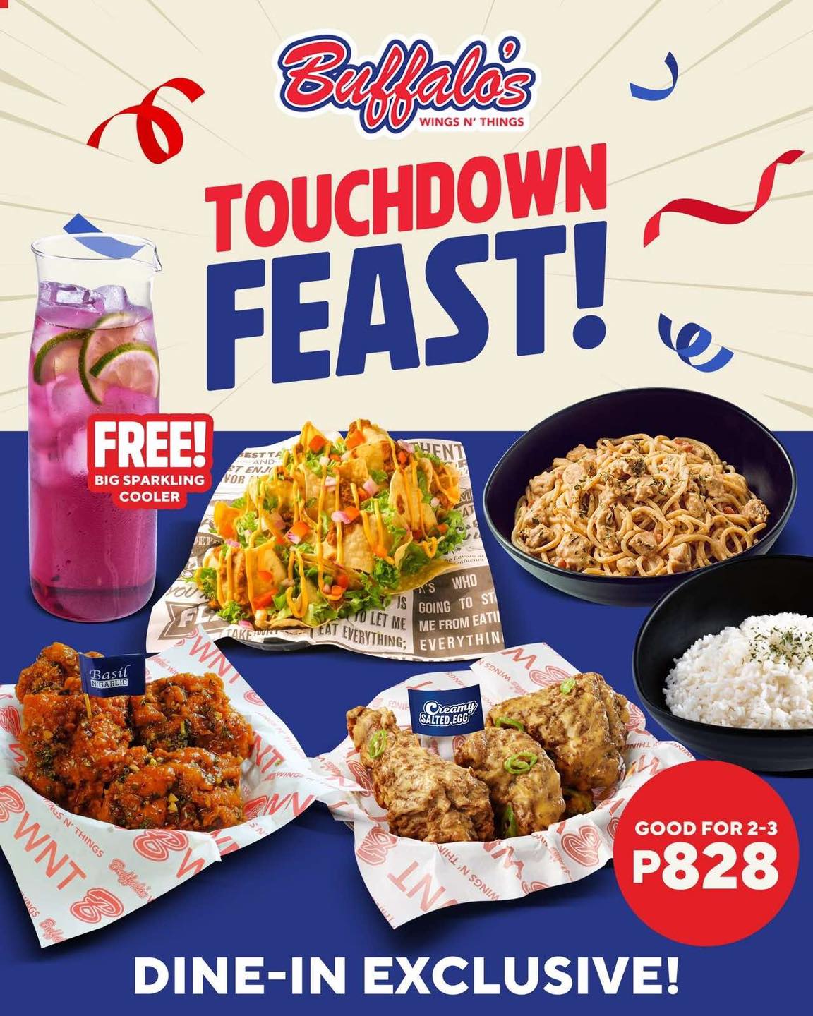 SM - 🚨 TOUCHDOWN FEAST ALERT! 🚨 Level up your bonding time with Buffalo ...