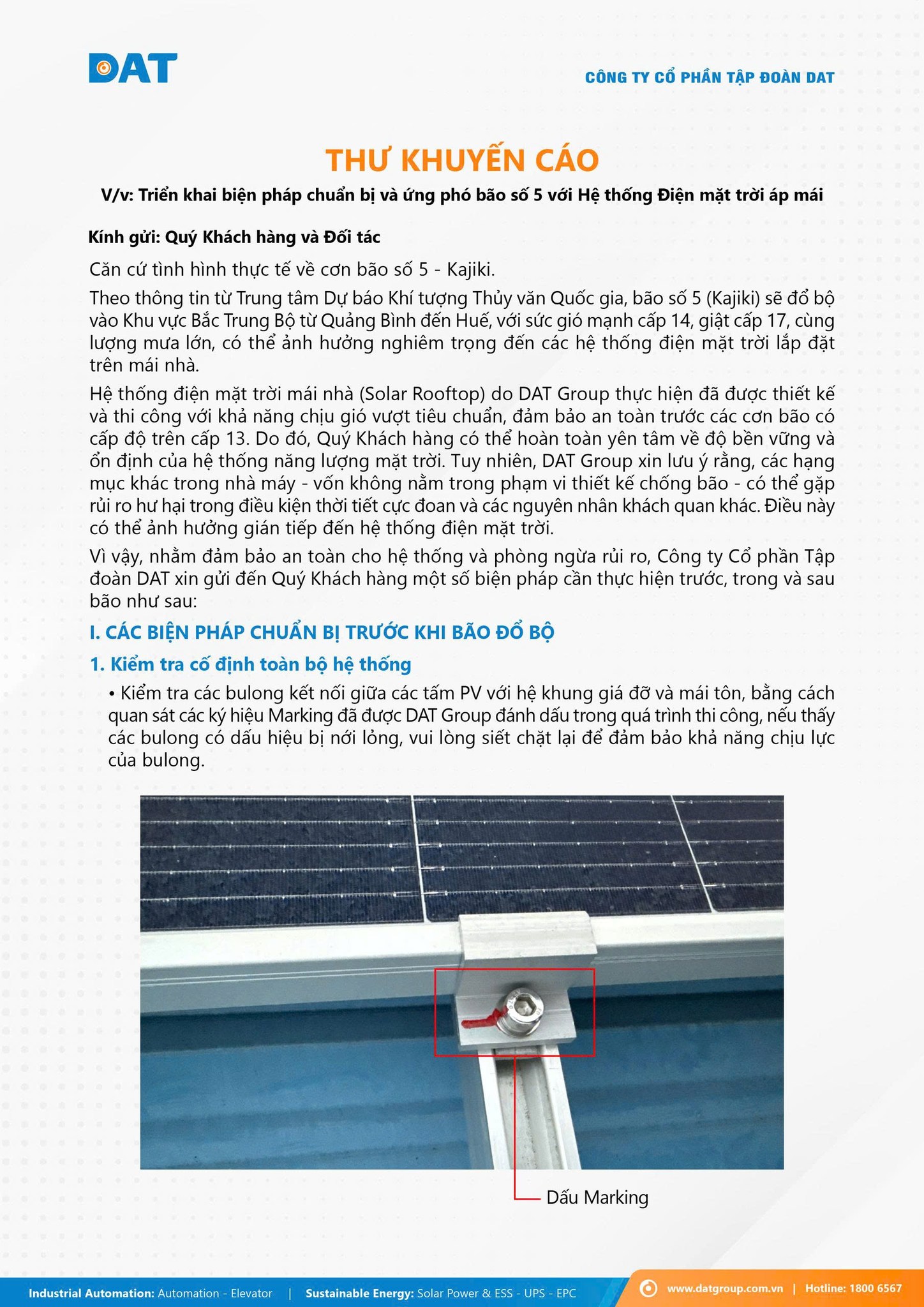 DAT SOLAR - 🚨CẢNH BÁO BÃO SỐ 5 KAJIKI – BẢO VỆ HỆ THỐNG... | Facebook