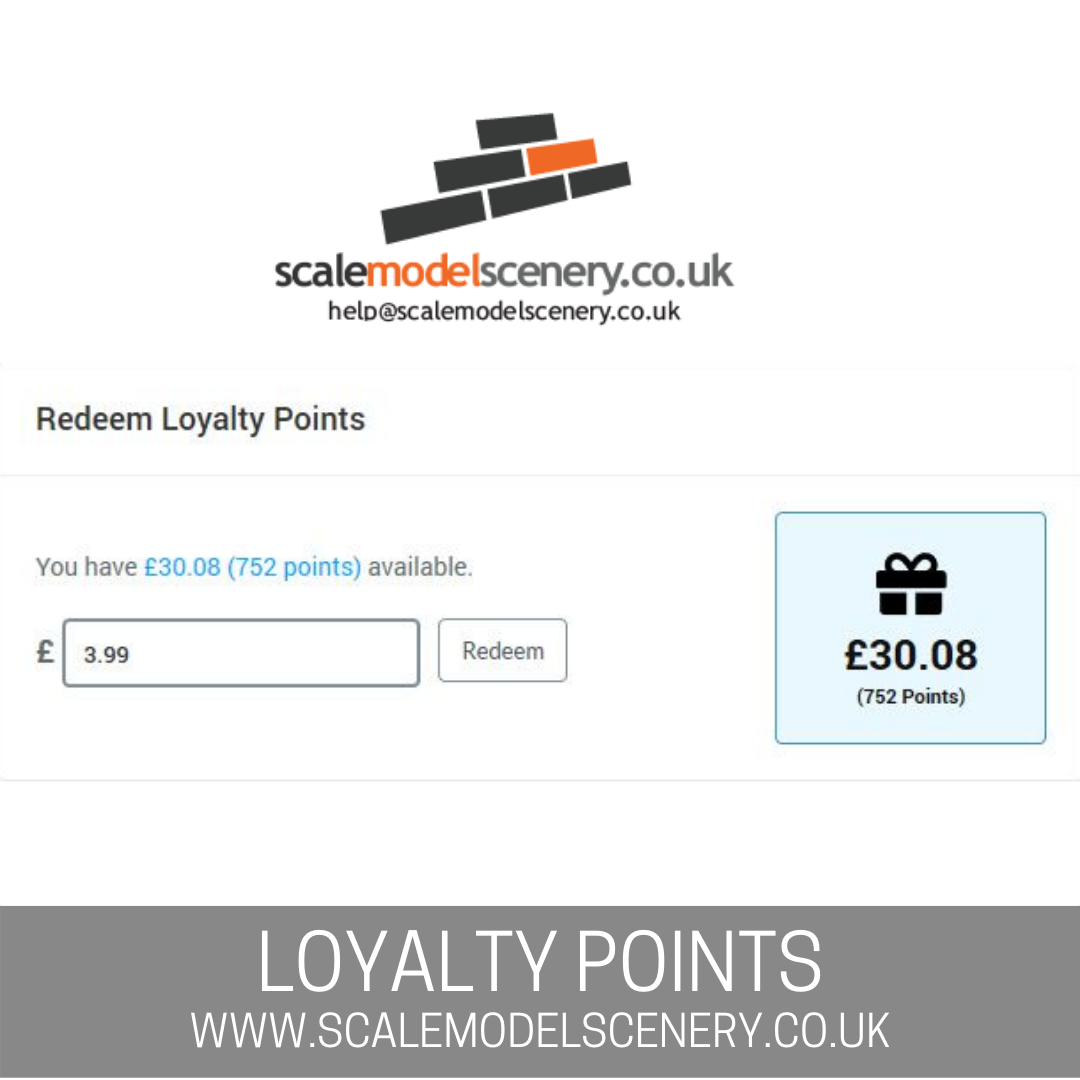 How Do I Use My Scale Model Scenery Loyalty Points? Where Do I Find My ...