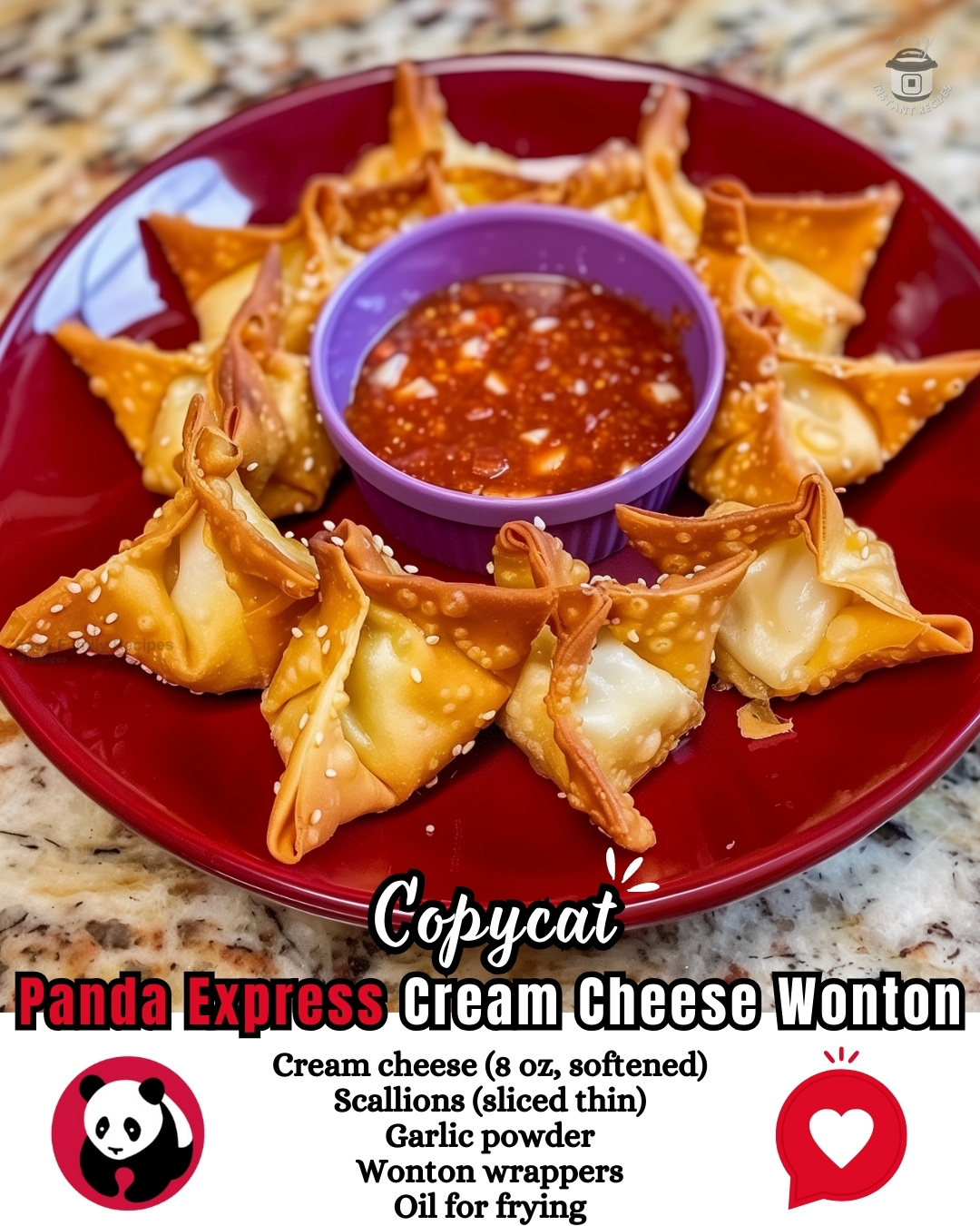 Quick - COPYCAT PANDA EXPRESS CREAM CHEESE WONTONS 🥟 Crispy, creamy ...