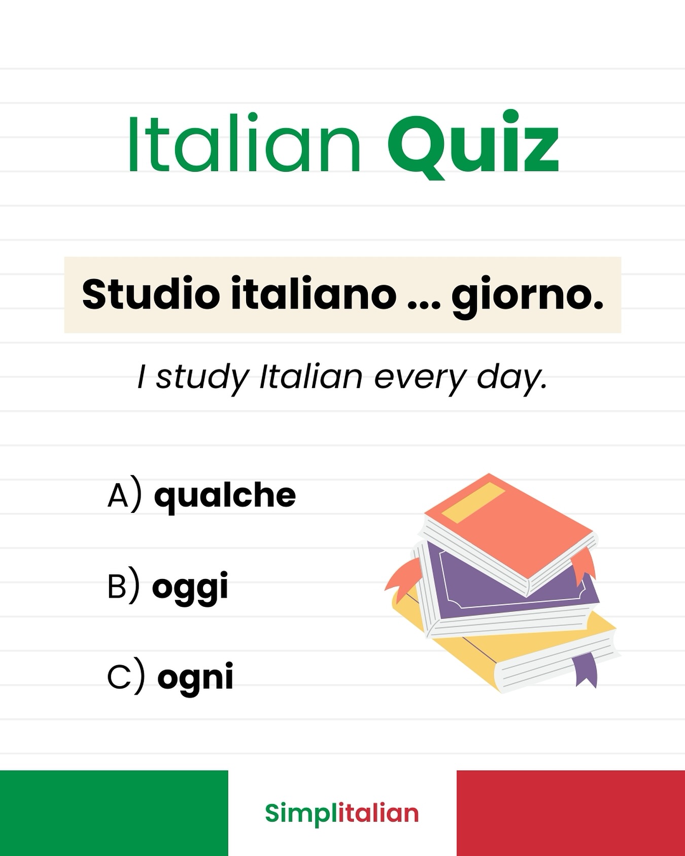 Simplitalian - 🧠 Italian Grammar Quiz! 🇮🇹 Think you’ve... | Facebook