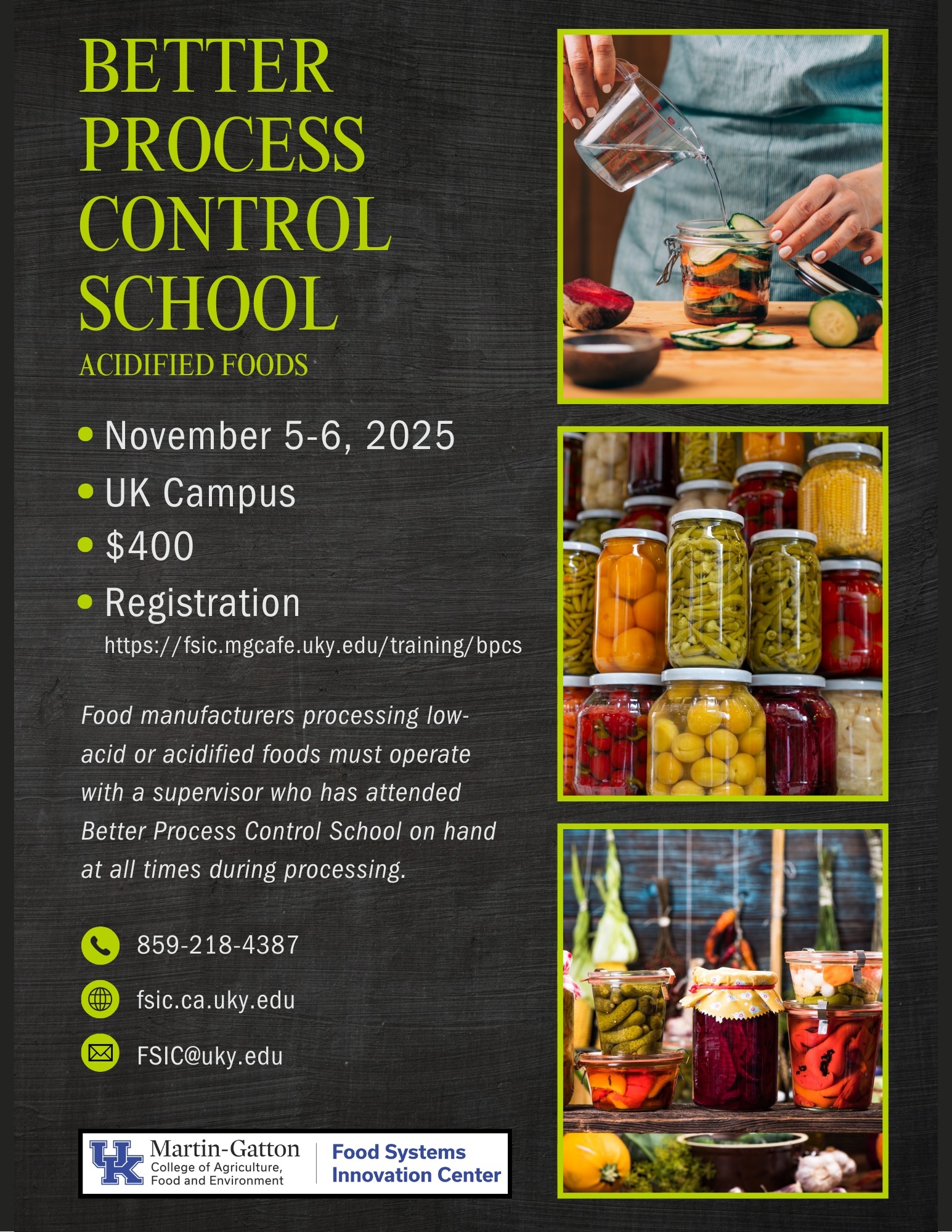 Food Systems Innovation Center, University of Kentucky
