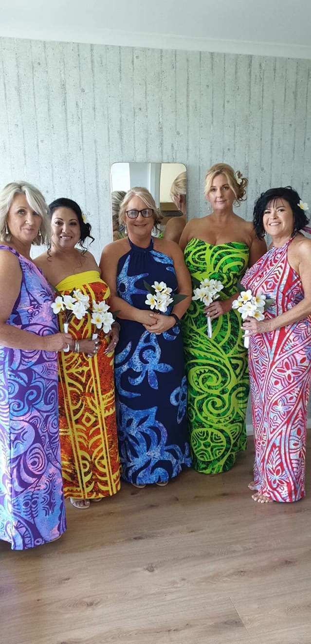 pacific island bridesmaid dresses Every member of the bride squad deserves to feel their best on the Big Day #wear_PIA Color:Rainbow