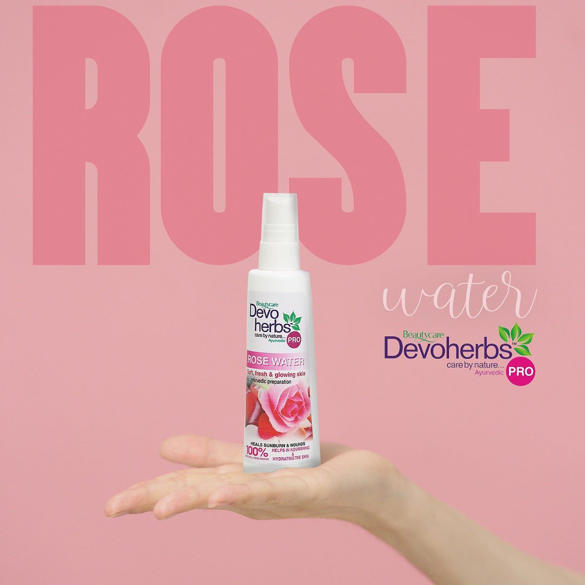 Devo Herbs - Devo Herbs Rose Water Filled with the...
