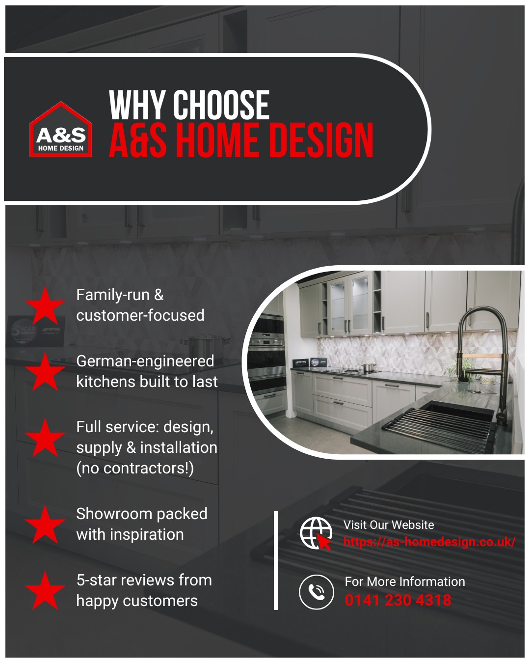 A&S - ⭐ Why choose A&S Home Design for your new kitchen? 🤔 Because we ...