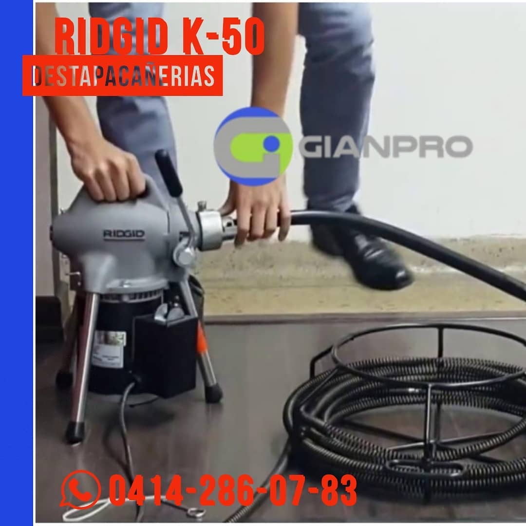 Maquinarias - Máquina de limpieza y destapado K-50 Máquina ...