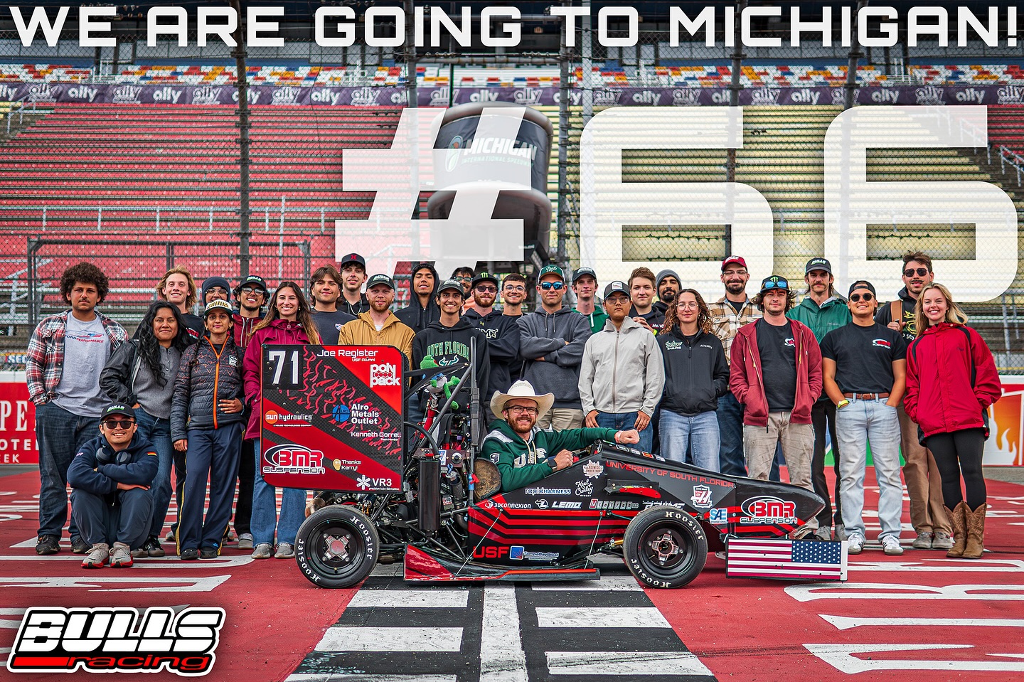Bulls Racing - WE ARE GOING TO MICHIGAN! 🥳 Bulls Racing... | Facebook