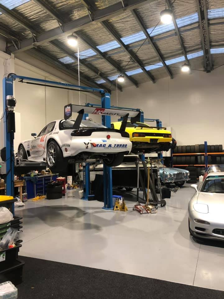 Final preparations underway... - Sam Bushell Motorsport
