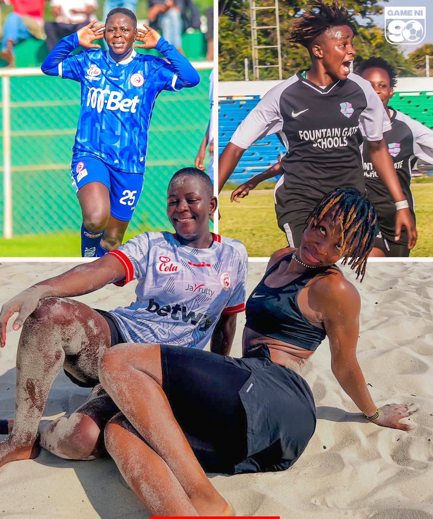 Game Ni 90 - 🚨⚽ | Harambee Starlets duo Jentrix Shikangwa... | Facebook