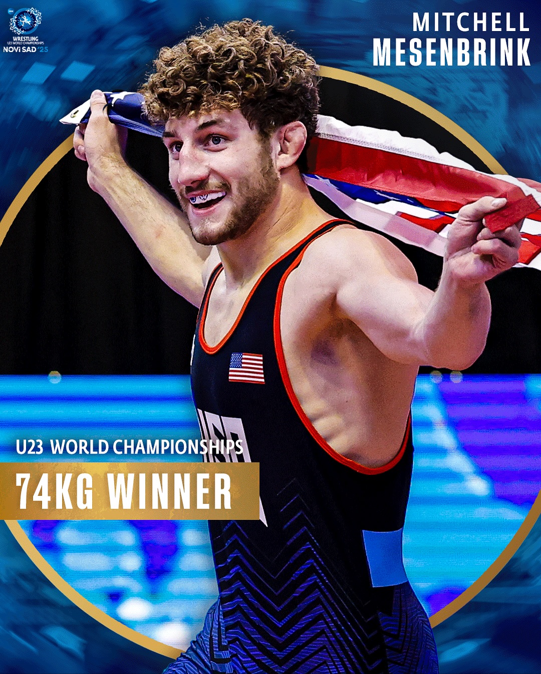 🎉 Congratulations to tonight's champions! 🏆 74kg Freestyle
