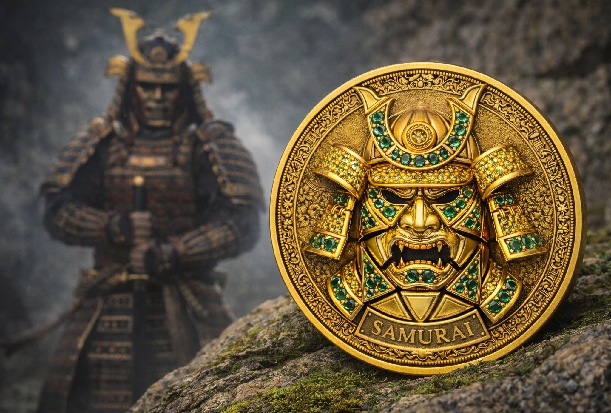 Gold - Meet the HANNYA Samurai 1 oz .999 Copper Round — a bold tribute ...