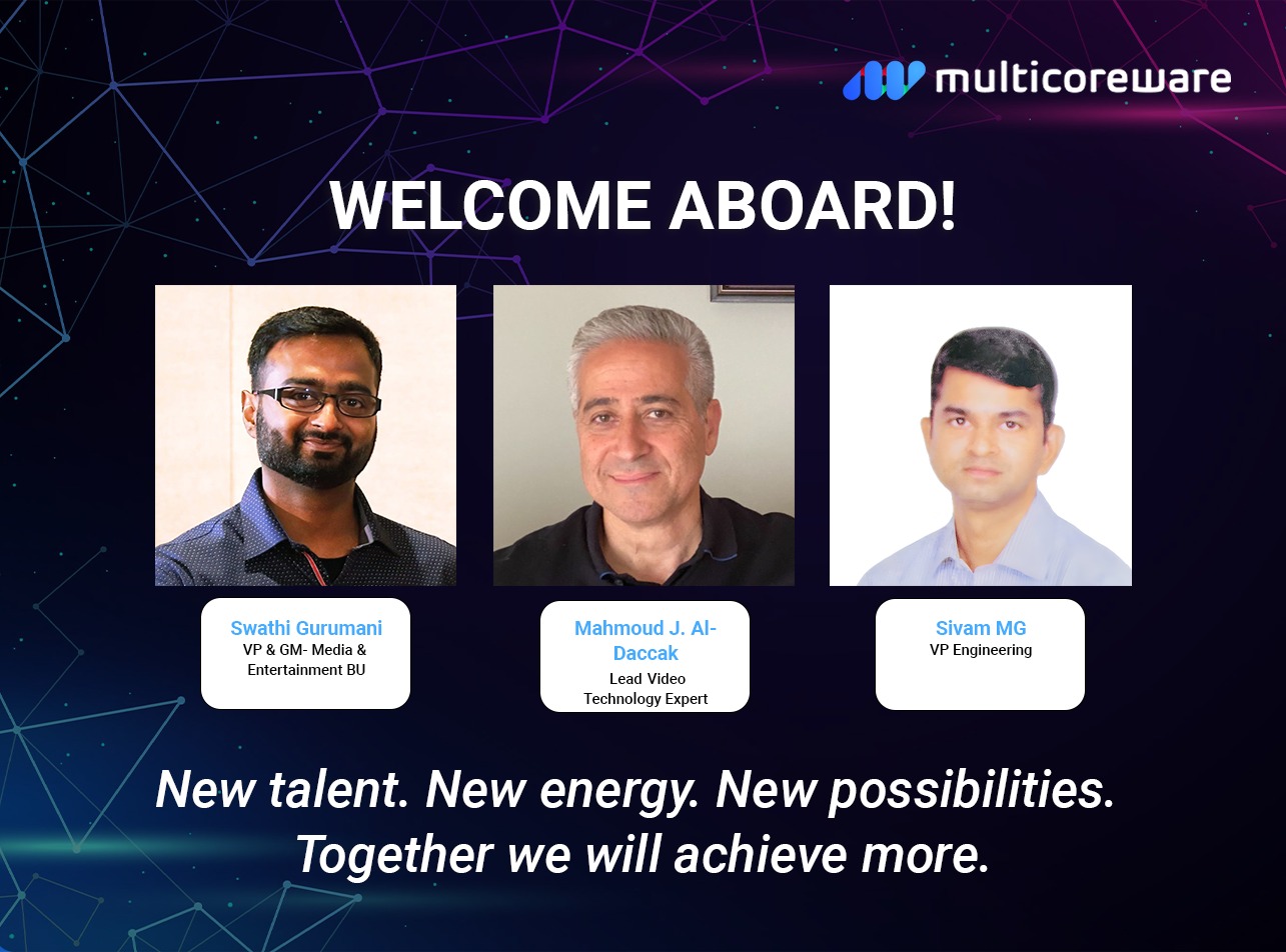 MulticoreWare - Thrilled to welcome three powerhouse leaders to ...