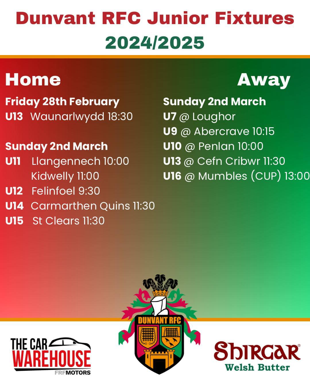Dunvant RFC | Swansea