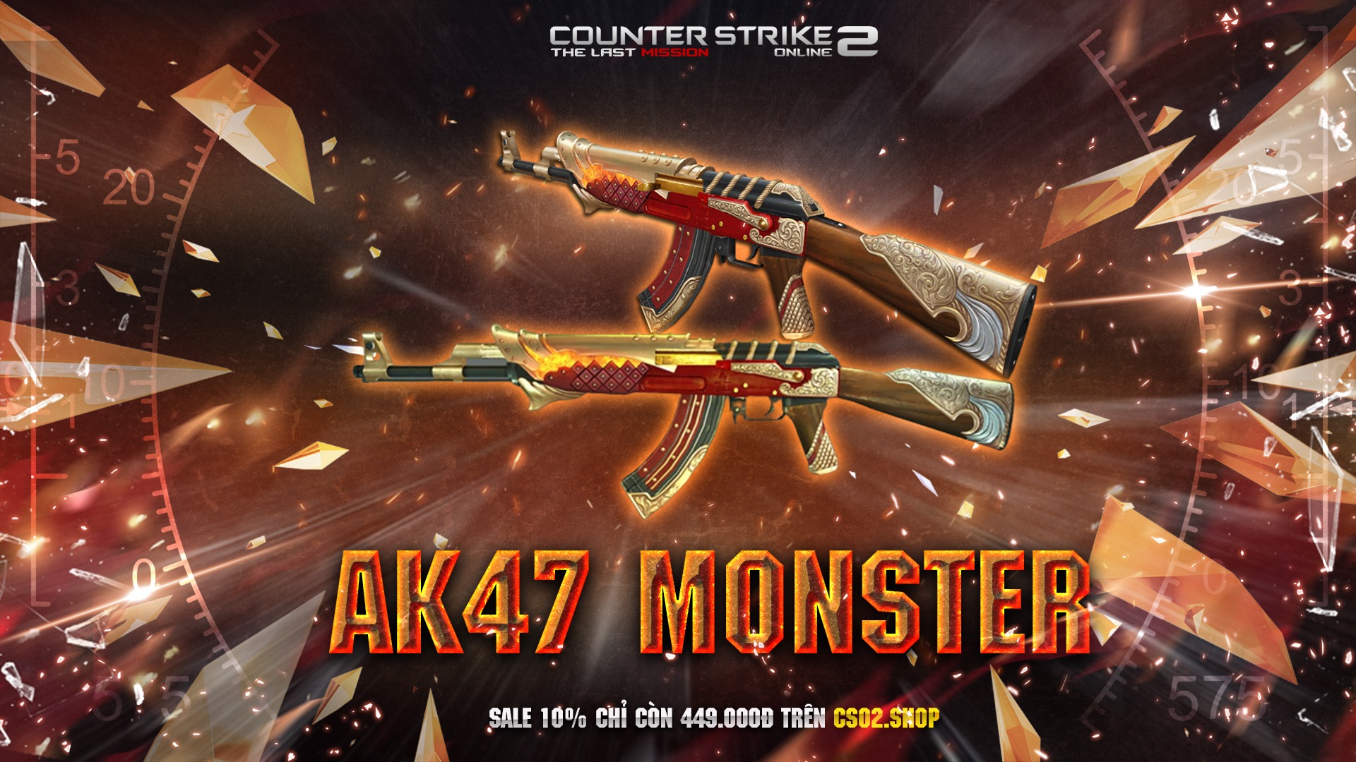 GIẢM GIÁ 10% AK47 MONSTER: DUY... - CSO2: Sứ Mệnh Cuối Cùng