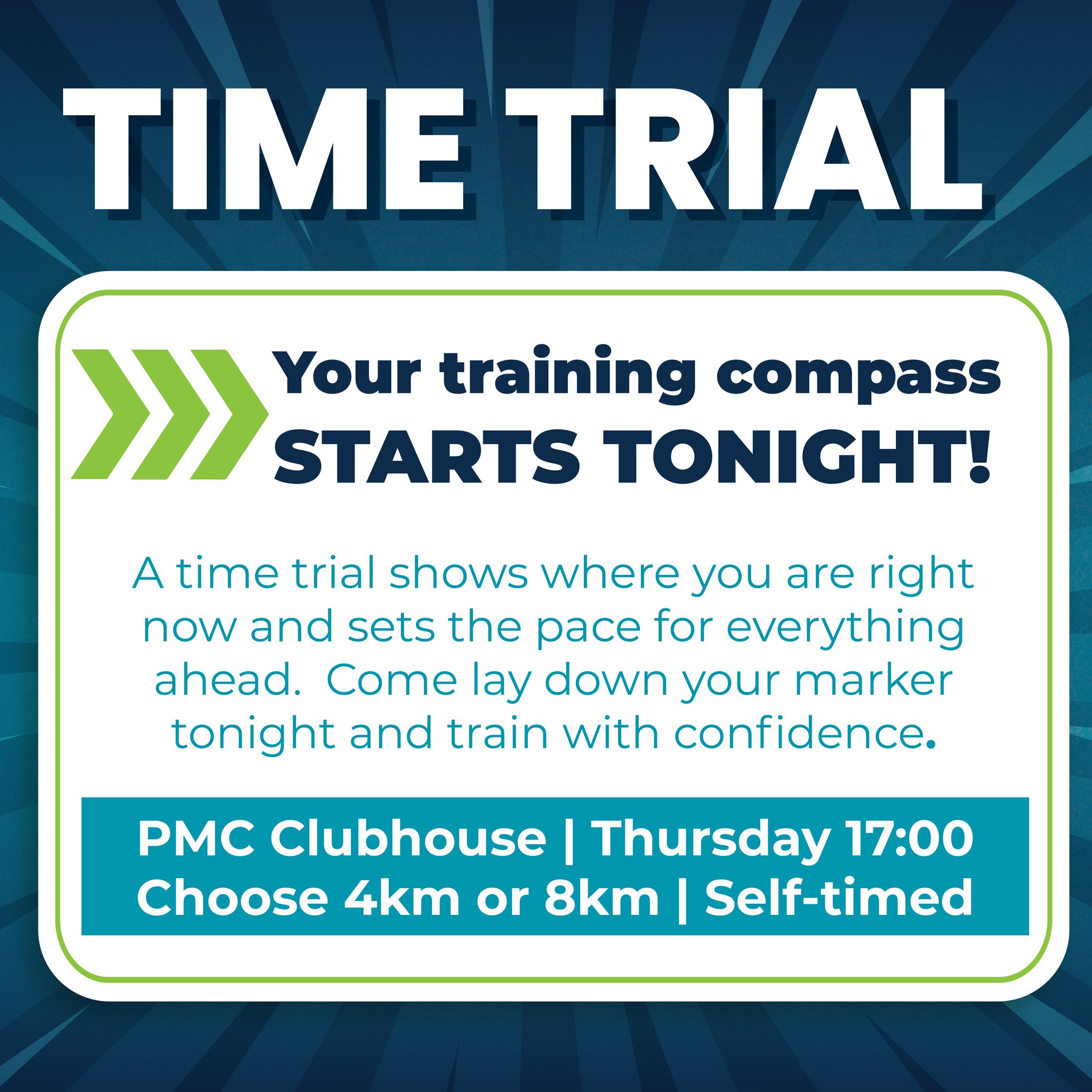 Pretoria - A time trial is your training compass. It shows where you ...