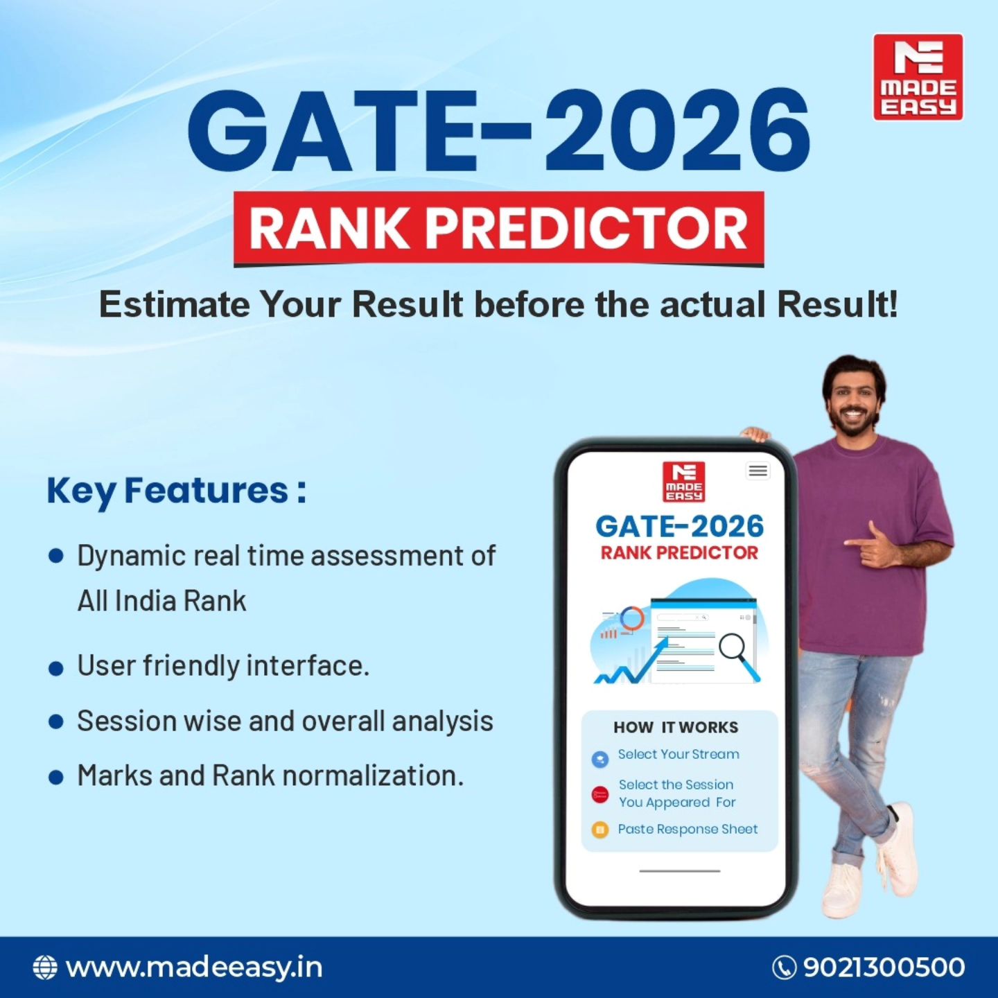 MADE - Dear GATE 2026 Aspirants, The MADE EASY GATE 2026 Rank Predictor ...