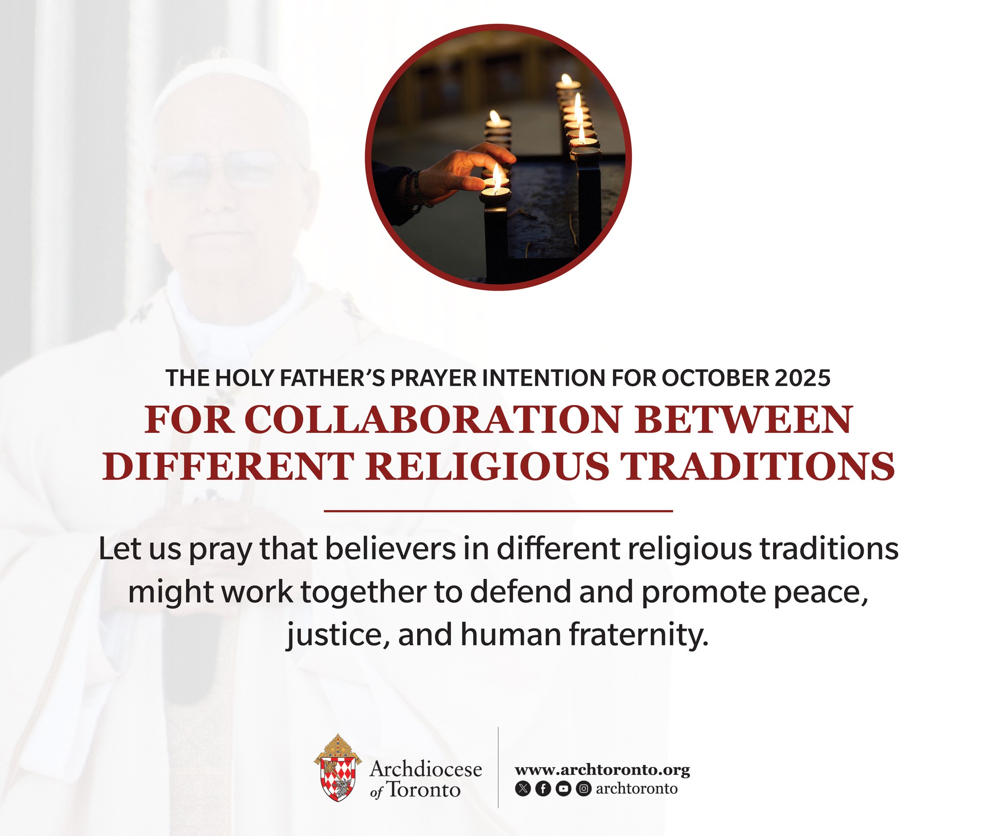 This October, we join Pope Leo in... - Archdiocese of Toronto | Facebook