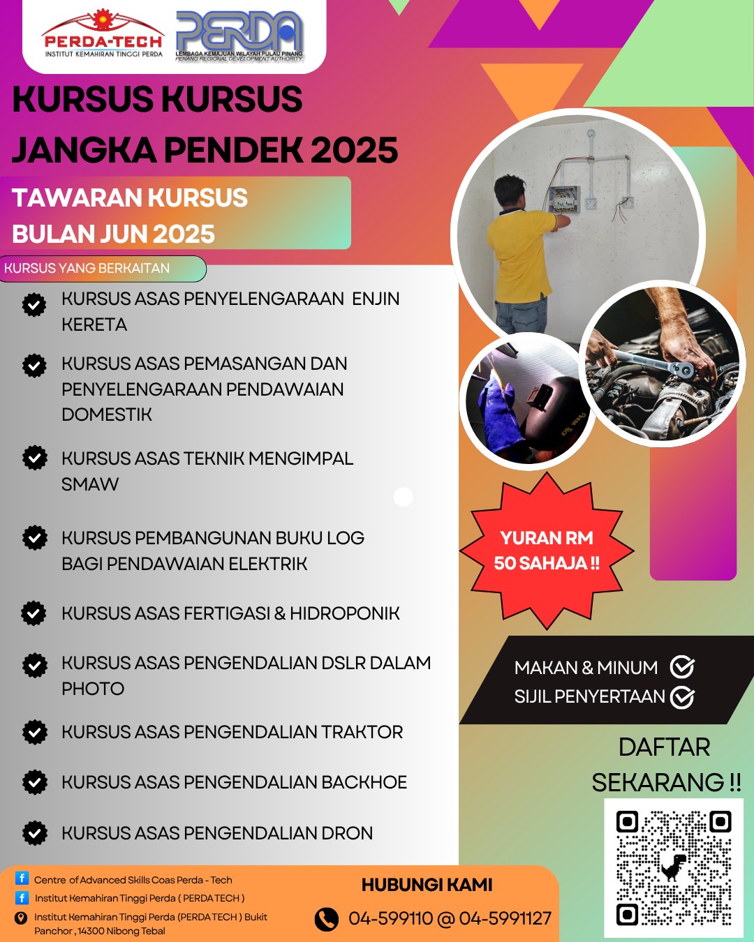Centre - JOM SERTAI KURSUS JANGKA PENDEK 2025 PADA BULAN JUN DAN JULAI ...