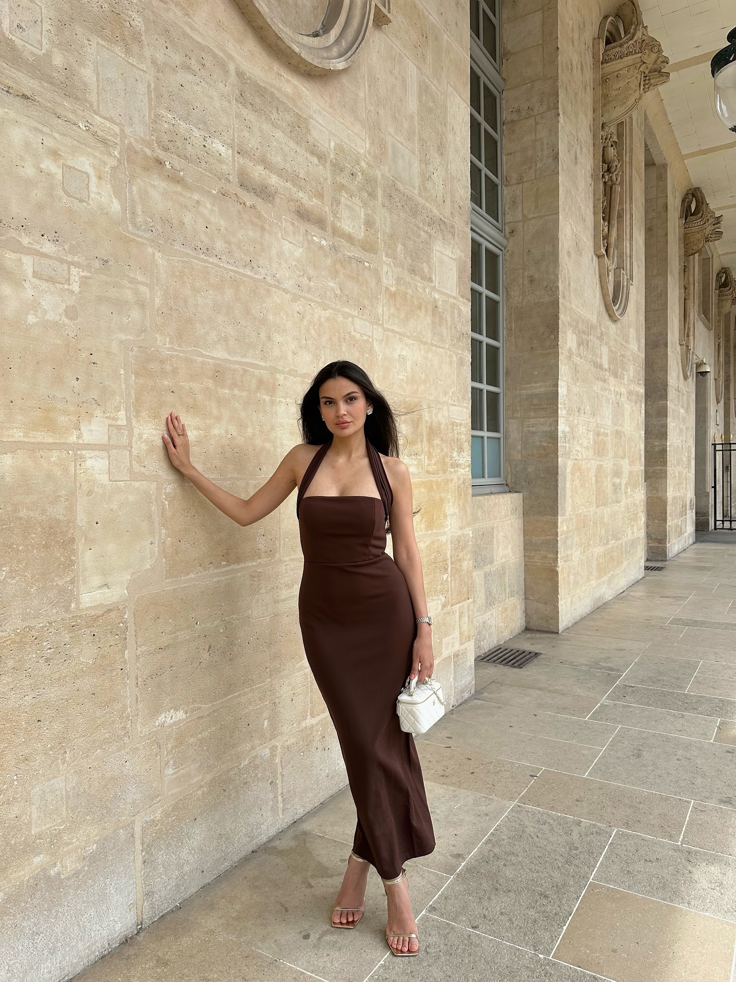 We're currently saving every pic of @sara_rouihem in the Salome Midi Dress in Chocolate. 🤎✨ #showpo 🛒Salome Midi Dress in Chocolate: http://bit.ly/4mfp1UU
