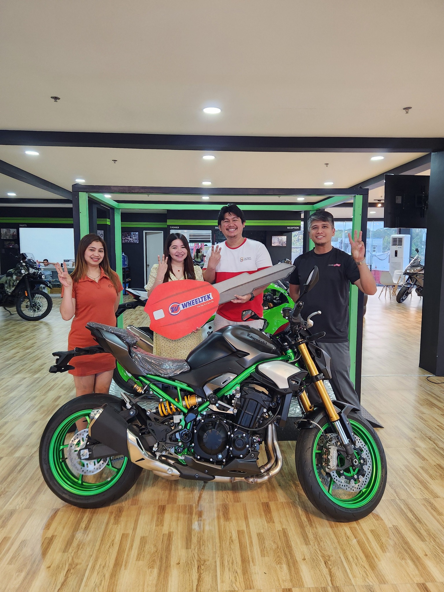 A big congratulations to our newest member of Kawasaki Bigbikes