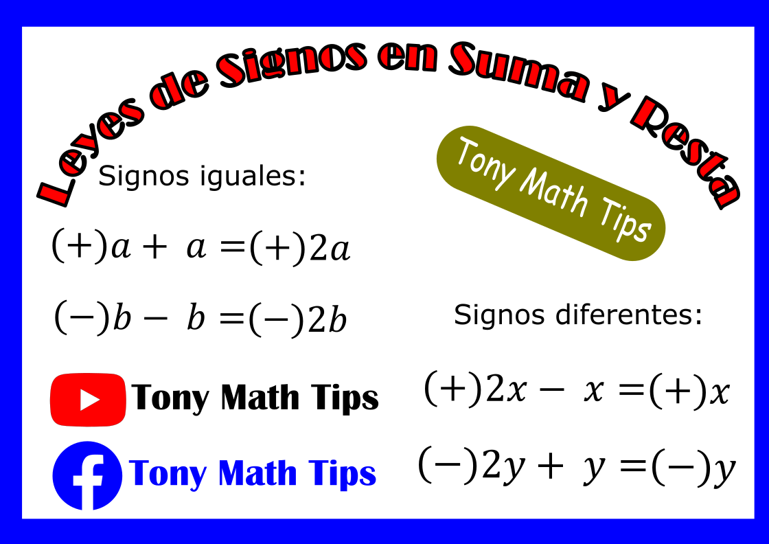 Tony Math Tips - Información importante! #tonymathtips... | Facebook