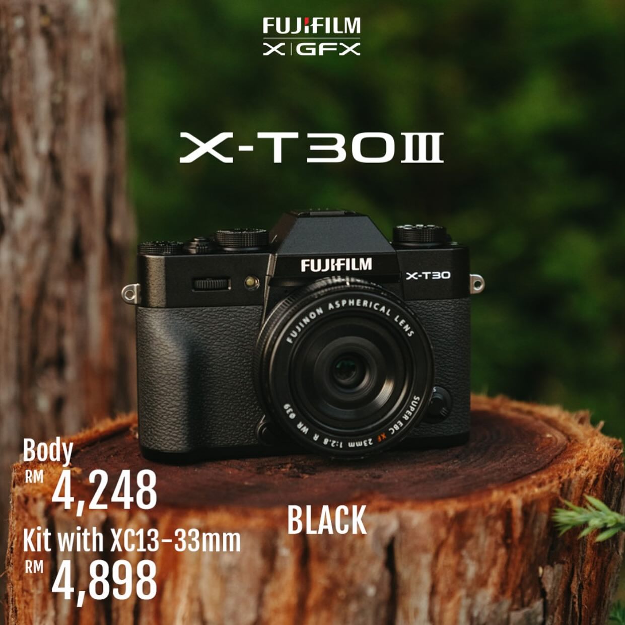 New announcements Xt30 III with lense 13-33mm Open For Pre Order 