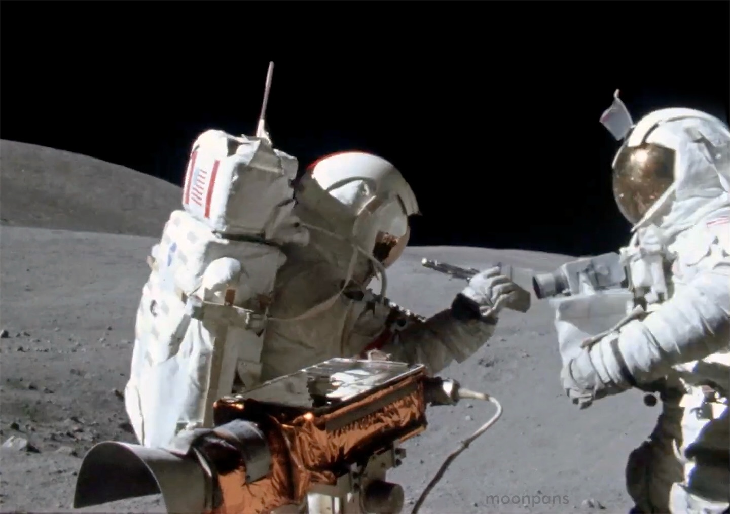 Apollo 16 photograph for Charlie Duke