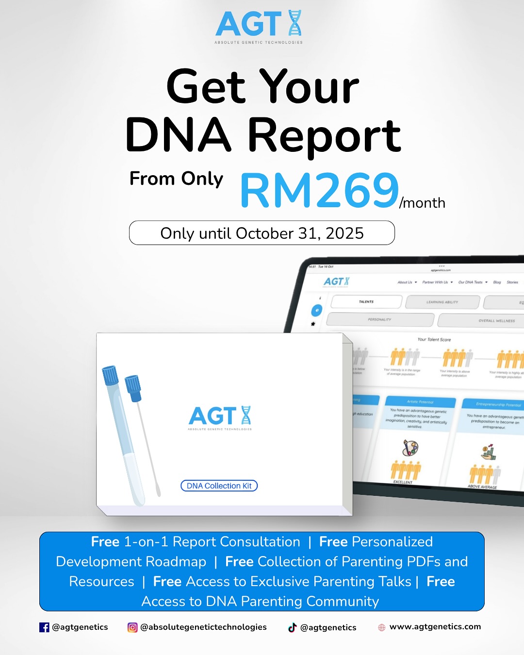 From only RM269 to get... - Absolute Genetic Technologies | Facebook