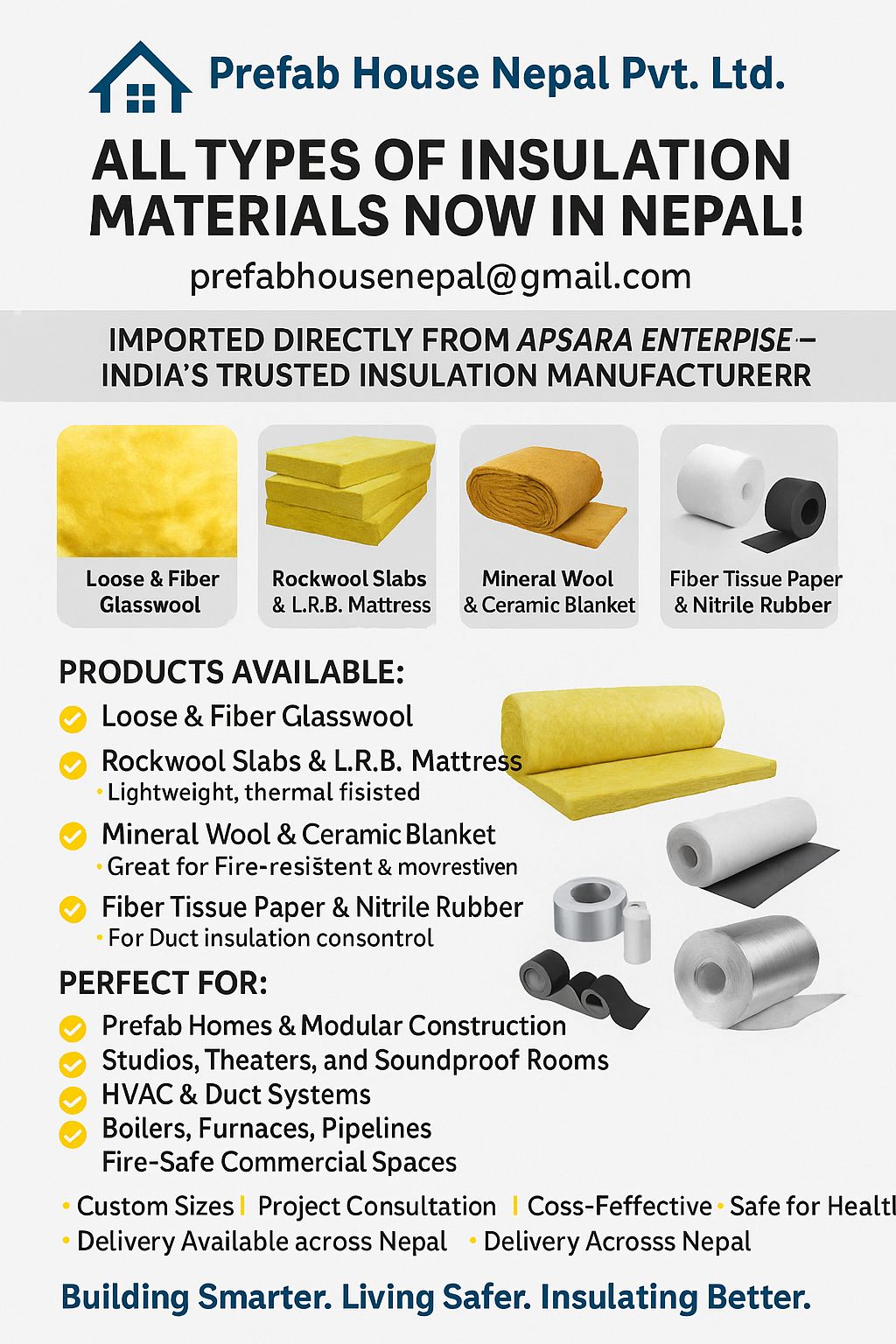 Prefab - 🏗️ Prefab House Nepal Pvt. Ltd. 📢 All Types of Insulation ...