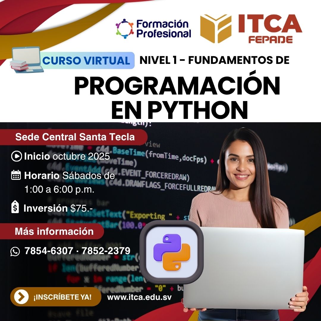 💻 ¡Da tu primer paso en el... - Formación Profesional ITCA | Facebook