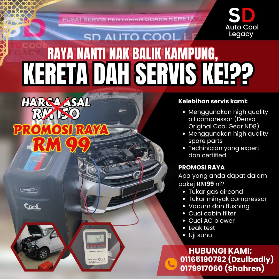 ANDA DAH PLAN NAK BALIK RAYA KAT... - SD Auto Cool Legacy