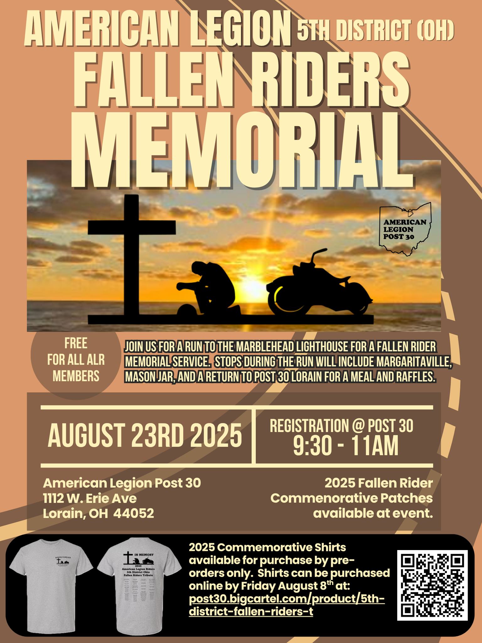 🏍️ 𝐅𝐚𝐥𝐥𝐞𝐧 𝐑𝐢𝐝𝐞𝐫𝐬 𝐌𝐞𝐦𝐨𝐫𝐢𝐚𝐥 –... - American Legion Post 30 | Facebook