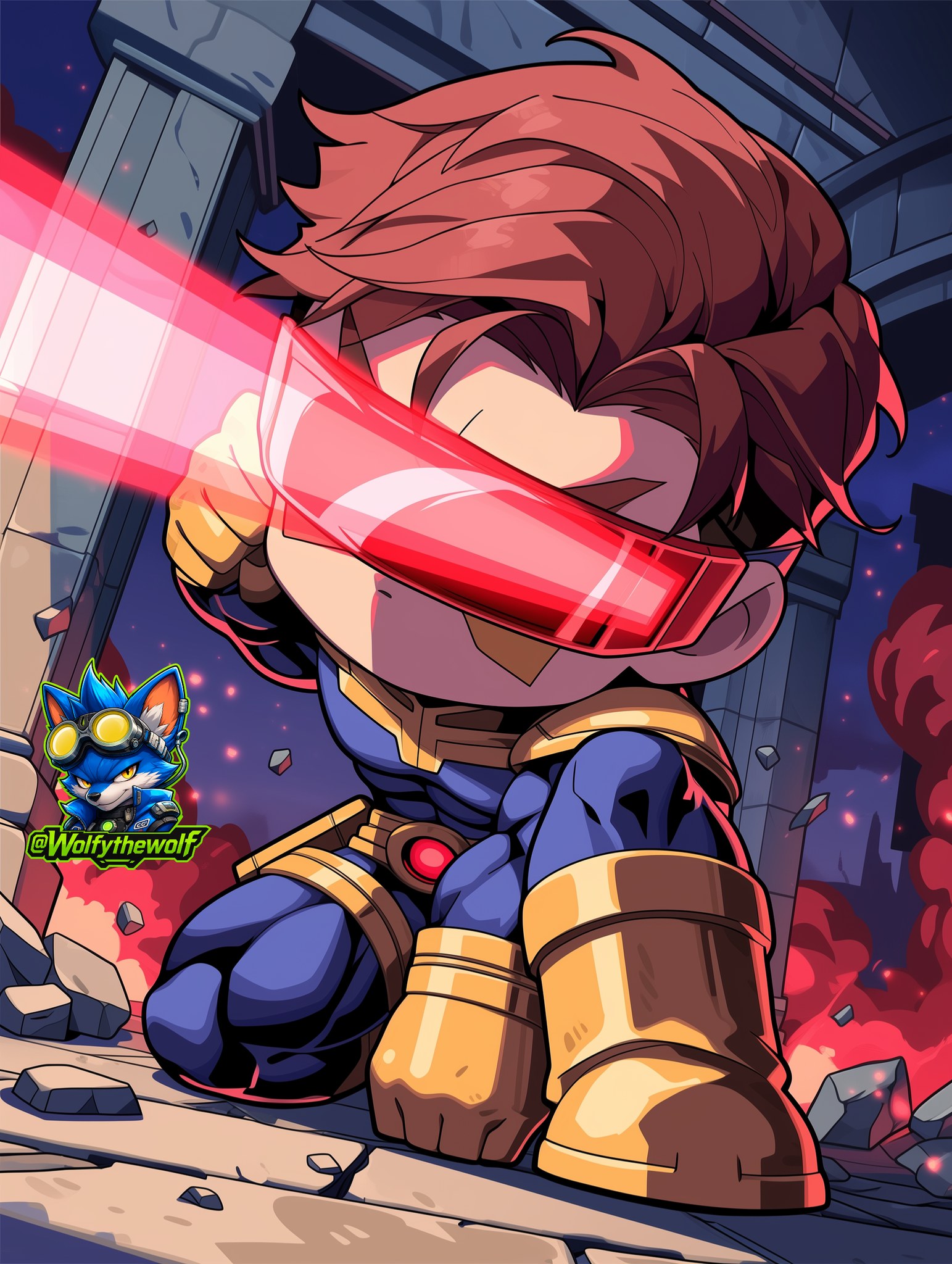 X-Men: Chibi Edition 🔥⚡️🦸‍♂️🦸‍♀️🧬💥❌🔵🟡🔥⚡️ #xmen