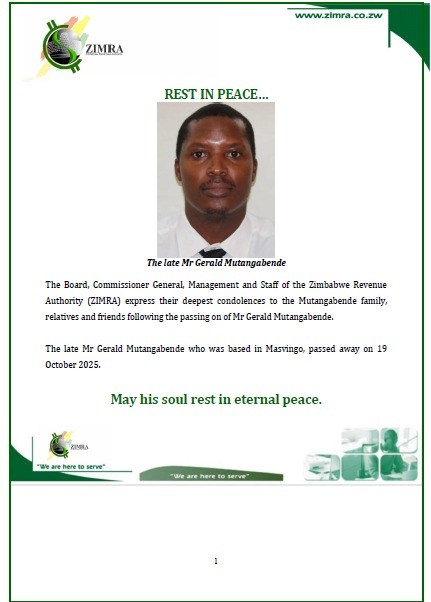 Zimbabwe Revenue... - Zimbabwe Revenue Authority - ZIMRA
