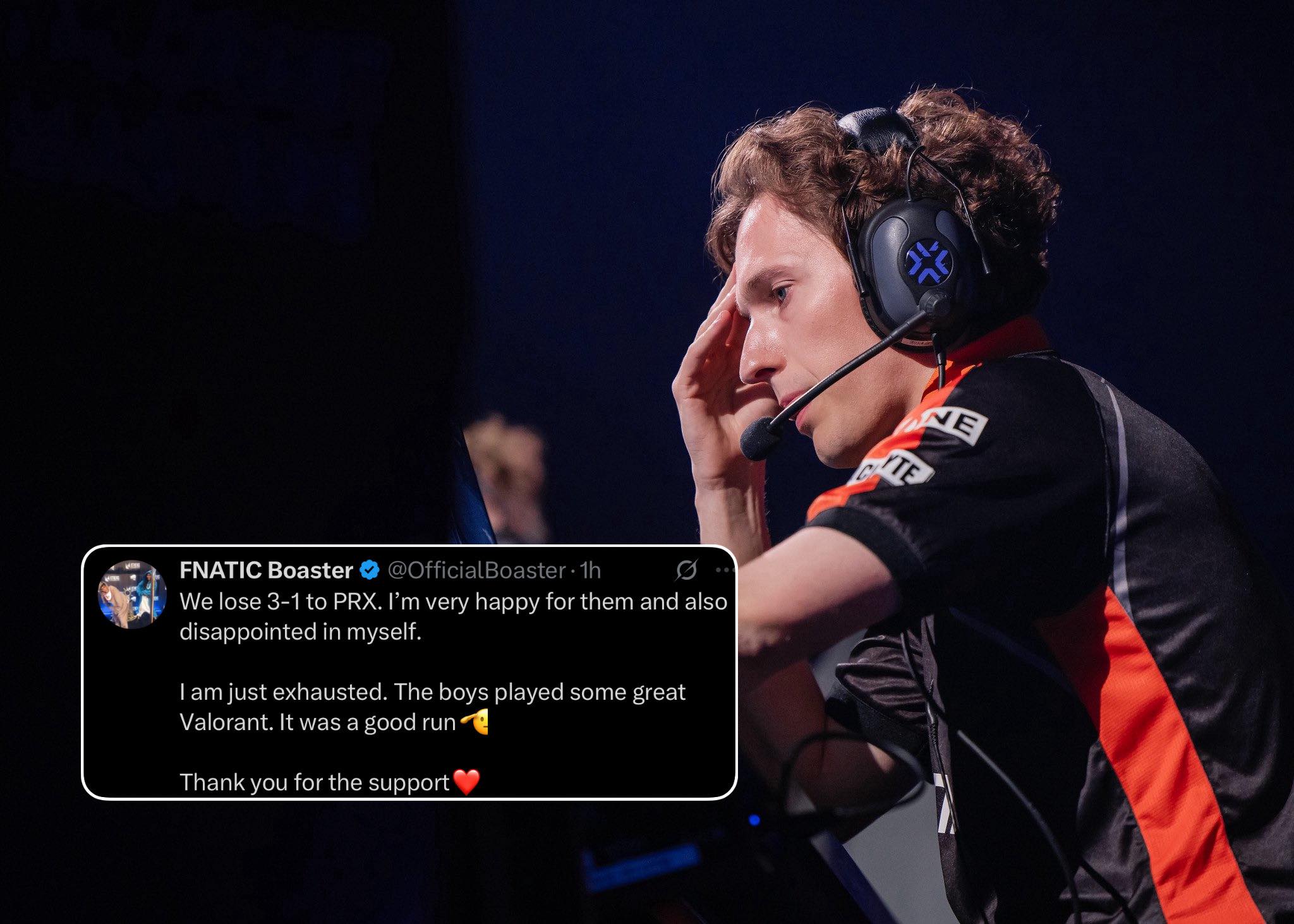 GG - ‘I’M VERY HAPPY FOR THEM AND ALSO DISAPPOINTED IN MYSELF’ 💔 FNATIC ...