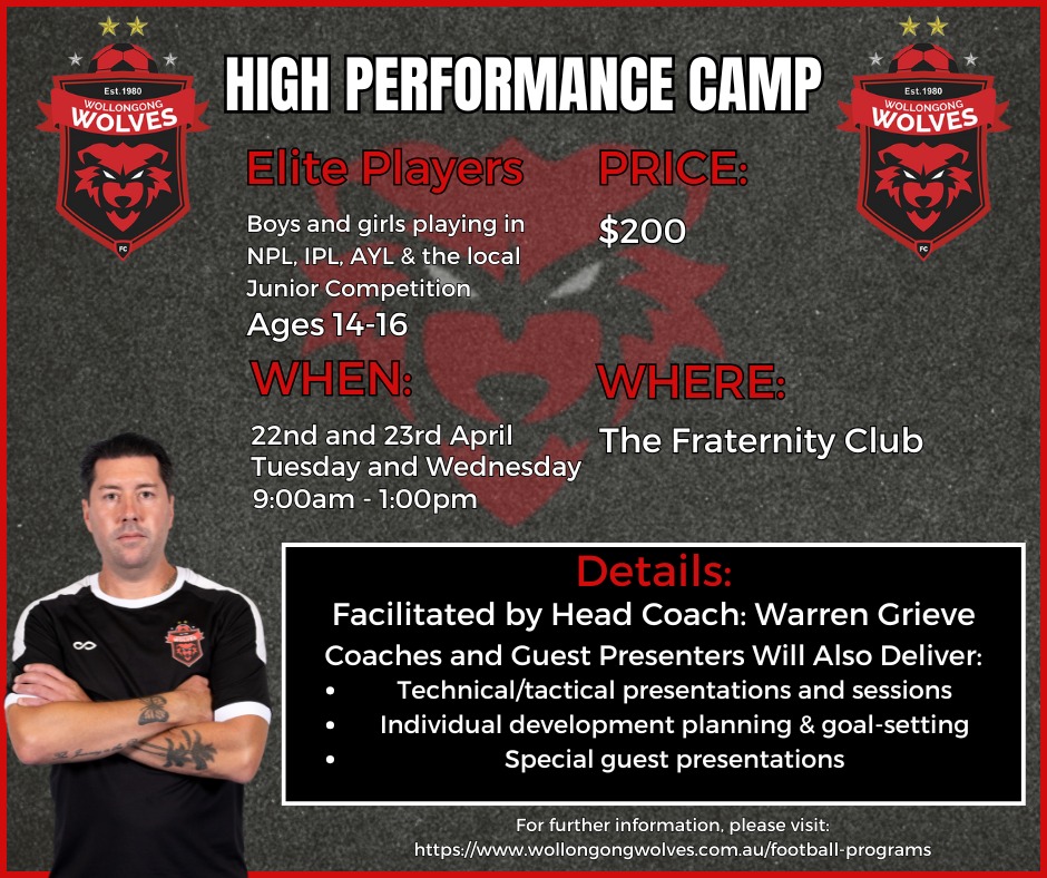 Wollongong - 🚨 HIGH PERFORMANCE CAMP 🚨 Join us for two intensive days ...